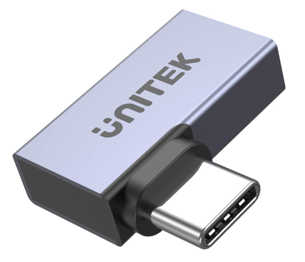 Unitek Adapter USB-C 40Gbps 240W 8K/60Hz kątowy - 1300687 - zdjęcie